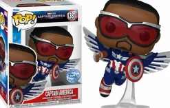 Captain America: Brave New World - Captain America (Sam Wilson) Flying Pop! Vinyl Figure (Popcultcha Exclusive)