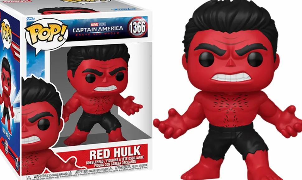 Captain America: Brave New World - Red Hulk Super Sized 6" Pop! Vinyl Figure