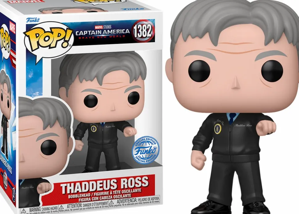 Captain America: Brave New World - Thaddeus Ross Pop! Vinyl Figure (Popcultcha Exclusive)