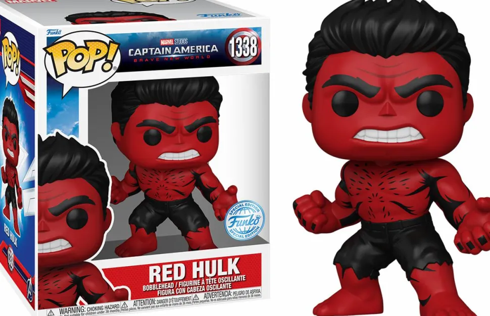 Captain America: Brave New World - Red Hulk (Deco) Super Sized 6" Pop! Vinyl Figure