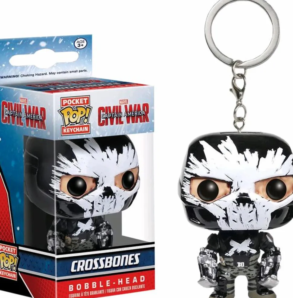 Captain America: Civil War - Crossbones Pocket Pop! Vinyl Keychain