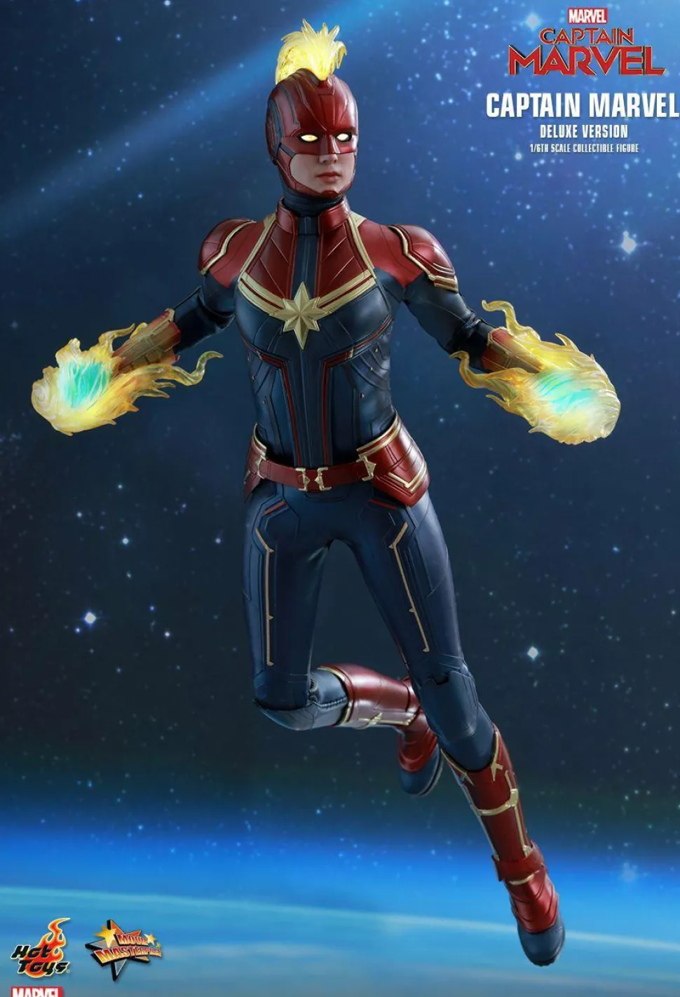 Captain Marvel (2019) - Captain Marvel Deluxe 1/6th Scale Hot Toys Action Figure (Int Sales Only)