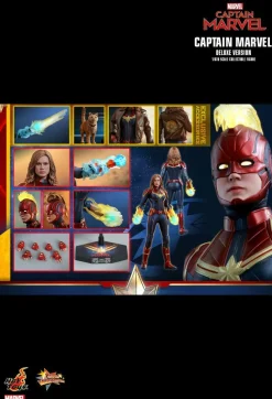 Captain Marvel (2019) - Captain Marvel Deluxe 1/6th Scale Hot Toys Action Figure (Int Sales Only)