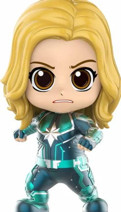Captain Marvel (2019) - Captain Marvel Starforce Cosbaby Hot Toys Bobble-Head Figure