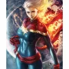 Captain Marvel - Captain Marvel Fine Art Print by Stanley "Artgerm" Lau