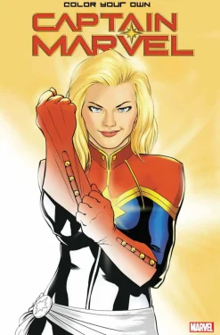 Captain Marvel - Colour Your Own Captain Marvel Paperback Book
