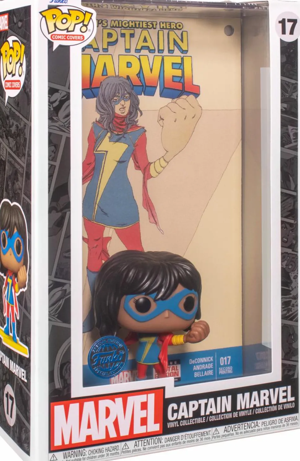 Captain Marvel - Kamala Khan Pop! Comic Covers Vinyl Figure