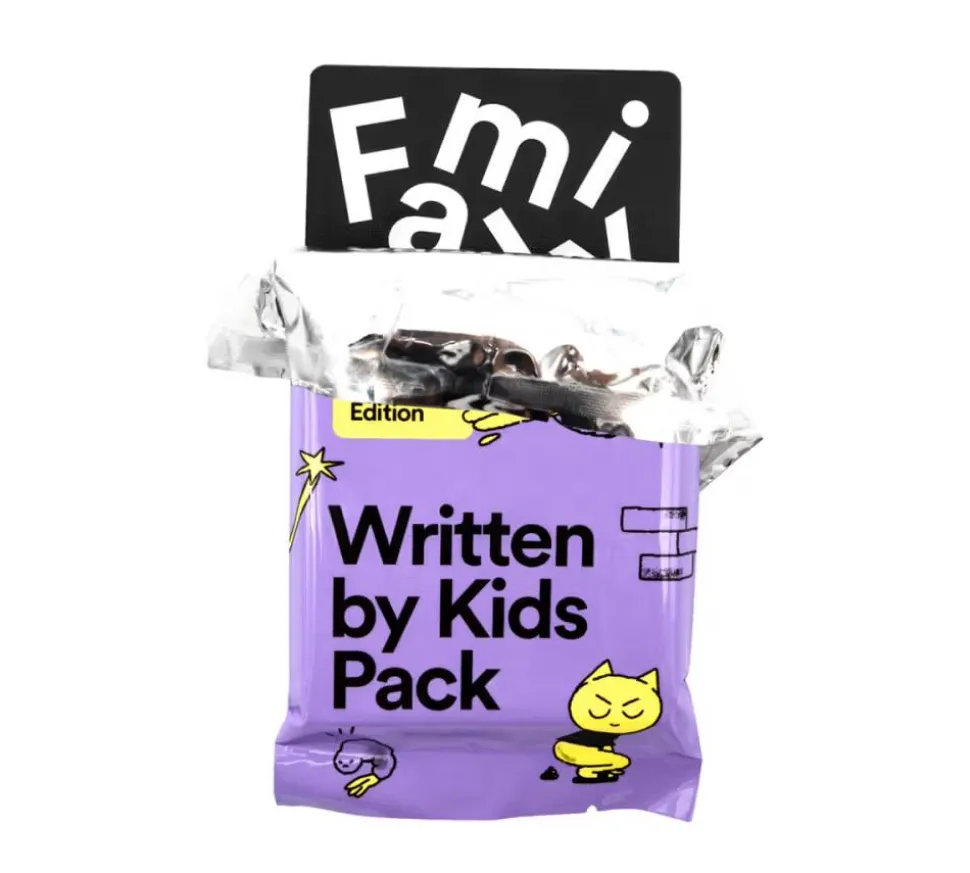 Cards Against Humanity - Family Edition Written by Kids Expansion Pack (30 Cards)