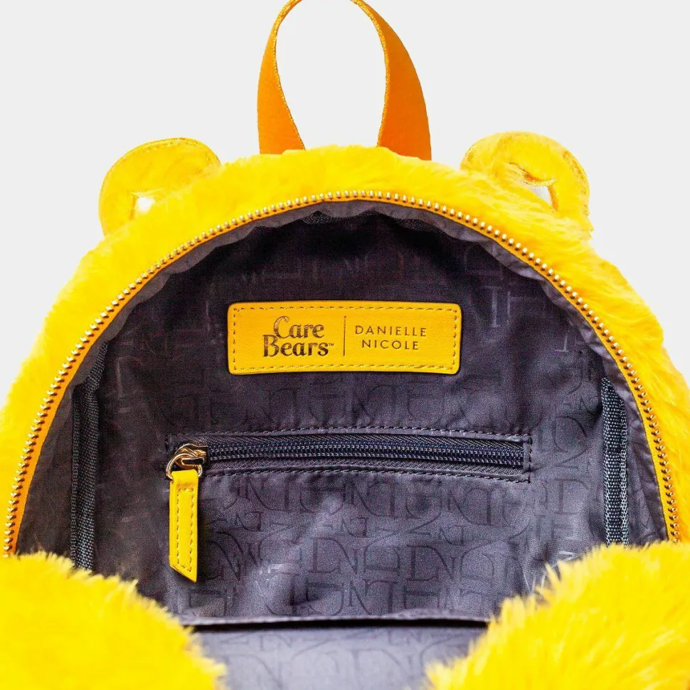 Care Bears - Funshine Bear 10” Faux Fur Mini Backpack