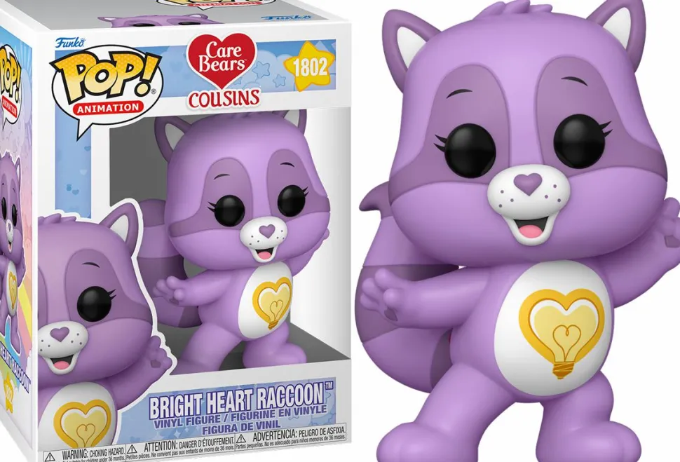 Care Bears Cousins - Bright Heart Raccoon Pop! Vinyl Figure