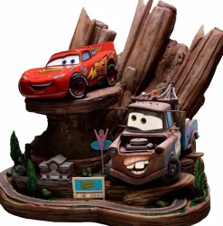 Cars - Lightning McQueen & Tow Mater Deluxe 1/10th Scale Statue
