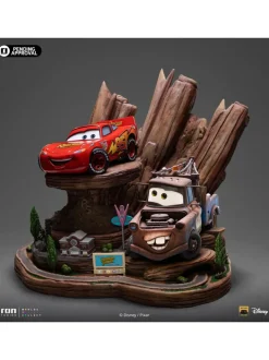 Cars - Lightning McQueen & Tow Mater Deluxe 1/10th Scale Statue