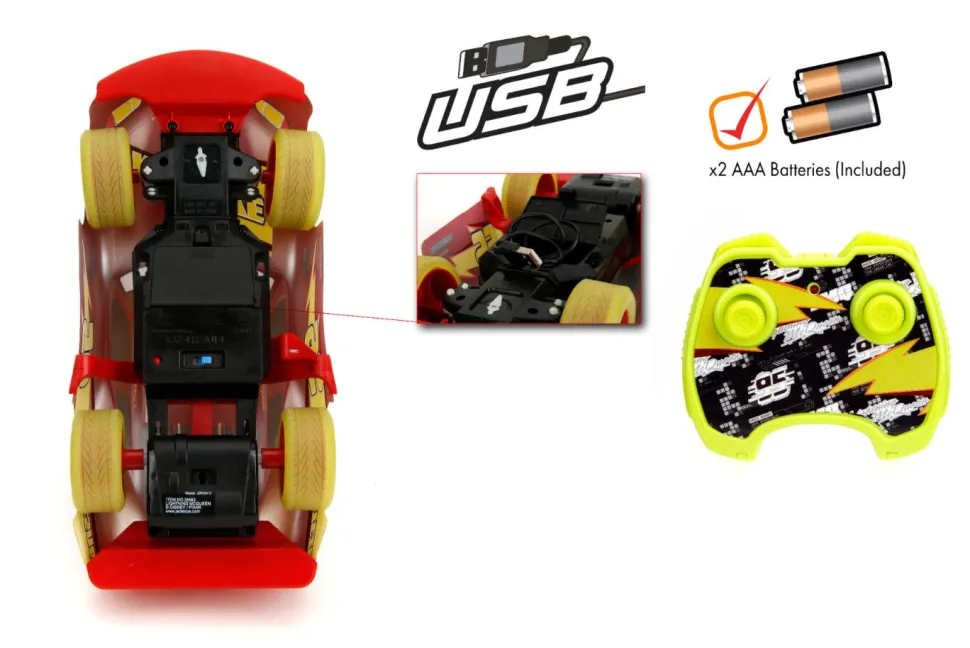 Cars - Lightning McQueen Glow Racers 1/14th Scale R/C Remote Control Vehicle Replica