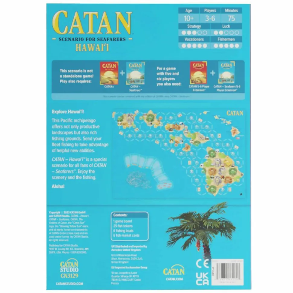 Catan - Scenario for Seafarers: Hawai'i Board Game Expansion