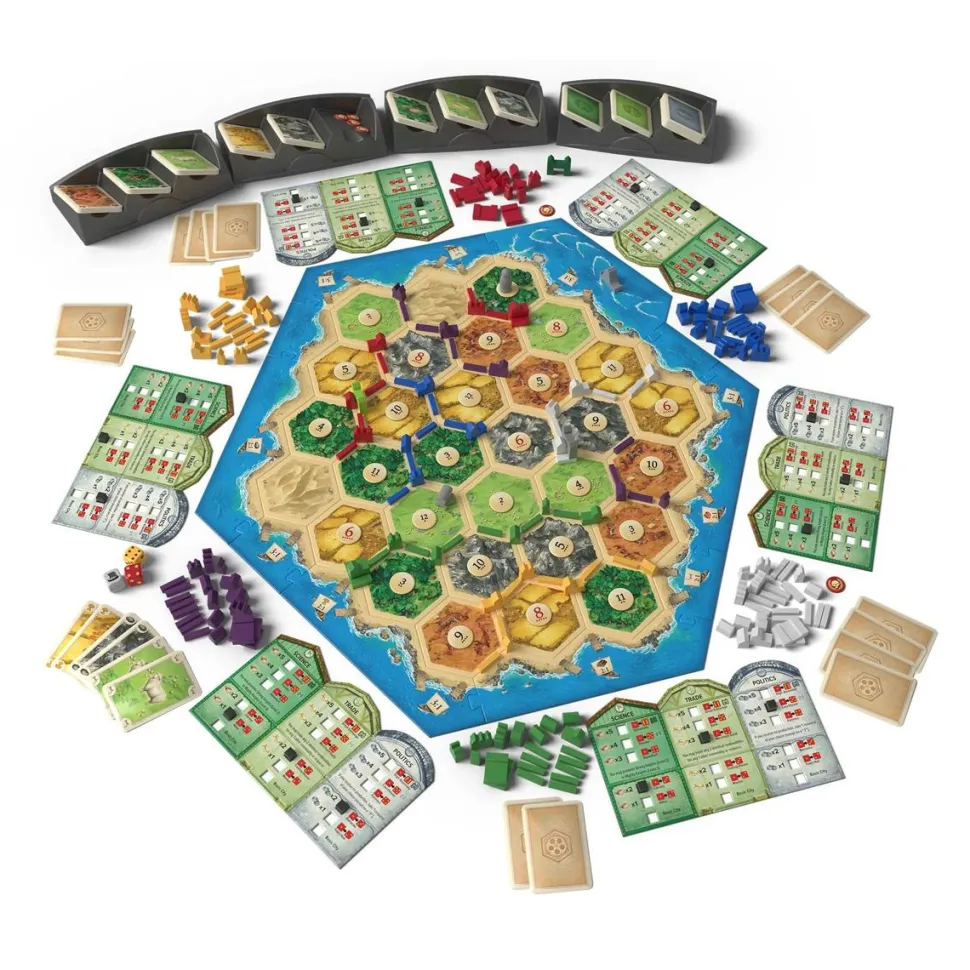 Catan - 6th Edition Cities & Knights 5-6 Player Board Game Expansion