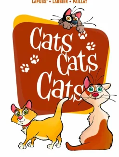Cats Cats Cats! By Stephane Lapuss Paperback Book