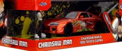 Chainsaw Man - Chainsaw Man & 1995 Toyota Supra 1/24th Scale Die-Cast Vehicle Replica