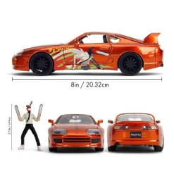 Chainsaw Man - Chainsaw Man & 1995 Toyota Supra 1/24th Scale Die-Cast Vehicle Replica