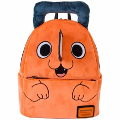 Chainsaw Man - Pochita Plush Cosplay 10" Faux Leather Mini Backpack