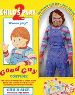 Child's Play 2 - Good Guys Doll Chucky Deluxe Child’s Costume (One Size Fits Most)