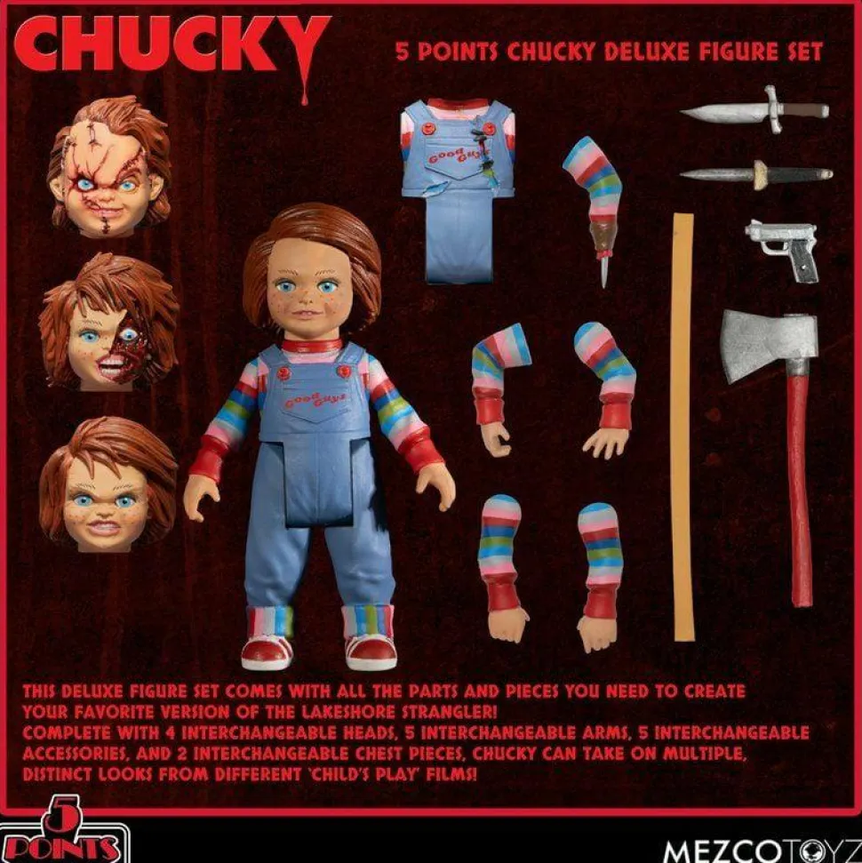 Child’s Play - Chucky Deluxe 5-Points 3.75” Action Figure