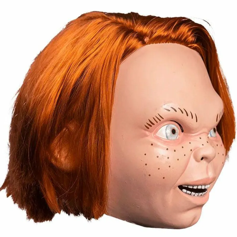 Child's Play 6: Curse of Chucky - Evil Chucky Plastic Mask with Hair