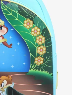 Chip ’n’ Dale - Clarice Tropical 10” Faux Leather Mini Backpack