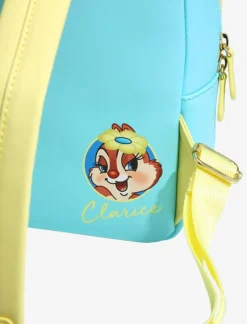 Chip ’n’ Dale - Clarice Tropical 10” Faux Leather Mini Backpack