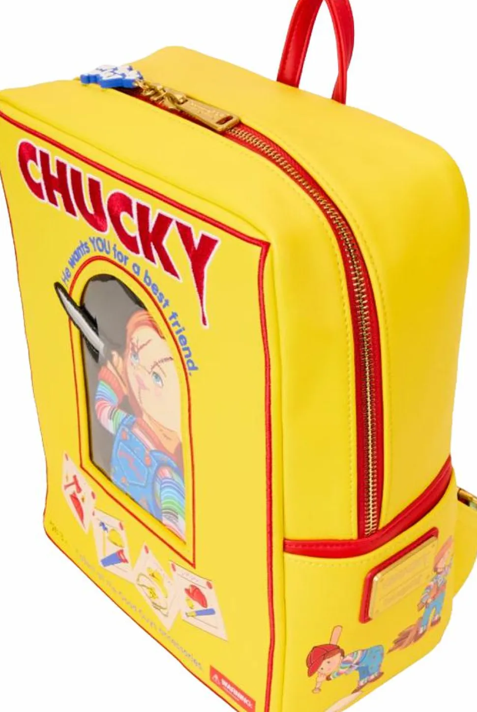 Chucky - Good Guys Box 11" Faux Leather Mini Backpack