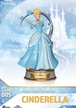 Cinderella (1950) - Cinderella Disney Princess Fall in Love Series MDS-005 Mini D-Stage 3" PVC Diorama Statue
