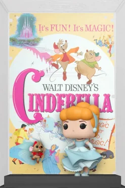 Cinderella (1950) - Cinderella with Jaq Disney 100th Pop! Movie Posters Vinyl Figure