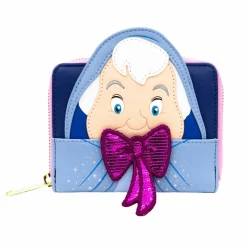 Cinderella (1950) - Fairy Godmother Cosplay 4" Faux Leather Zip-Around Wallet