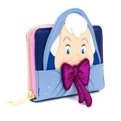 Cinderella (1950) - Fairy Godmother Cosplay 4" Faux Leather Zip-Around Wallet