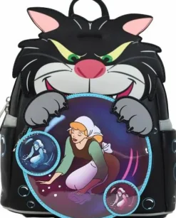 Cinderella (1950) - Lucifer 10" Faux Leather Mini Backpack