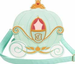 Cinderella (1950) - Pumpkin Carriage Reversible 9" Faux Leather Crossbody Bag