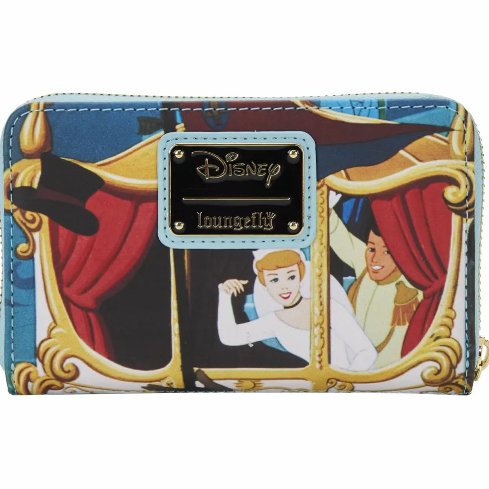 Cinderella (1950) - Scenes 4” Faux Leather Zip-Around Wallet