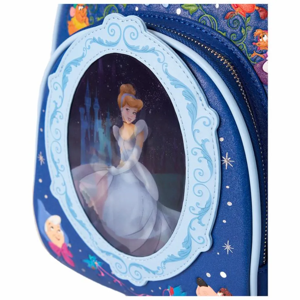 Cinderella (1950) - 75th Anniversary Royal Ball Lenticular 10" Faux Leather Mini Backpack