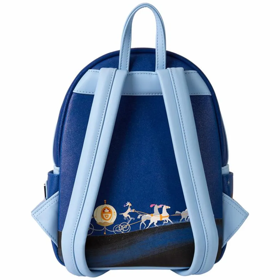 Cinderella (1950) - 75th Anniversary Royal Ball Lenticular 10" Faux Leather Mini Backpack