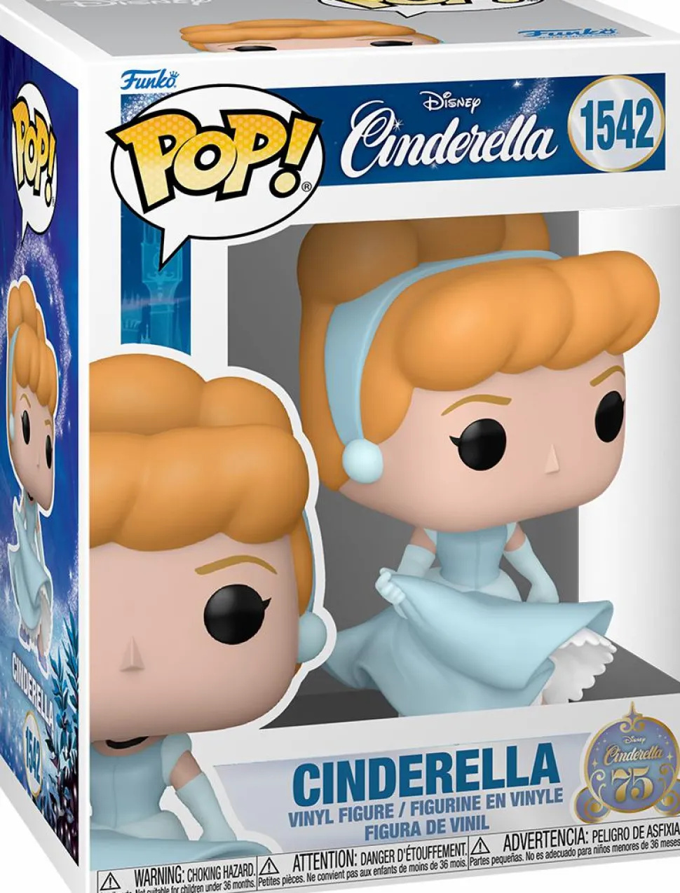 Cinderella (1950): 75th Anniversary - Cinderella Pop! Vinyl Figure