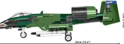 Cobi: Armed Forces - A-10 Thunderbolt II Warthog Attack Aircraft 1/48th Scale Building Block Construction Set (667 Pieces)