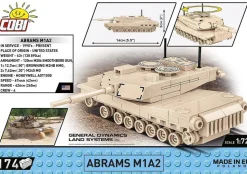 Cobi: Armed Forces - Abrams M1A2 Tank Building Block Construction Set (174 Pieces)