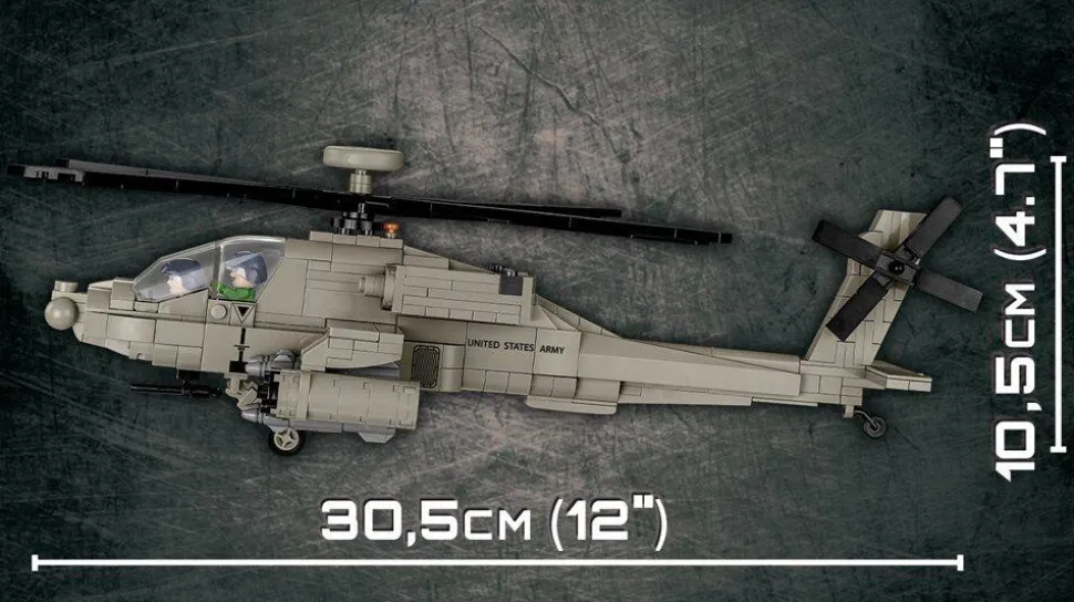 Cobi: Armed Forces - AH-64 Apache Building Block Construction Set (510 pieces)