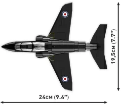 Cobi: Armed Forces - BAe Hawk T1 (RAF) Fighter Jet 1/48th Scale Building Block Construction Set (362 Pieces)
