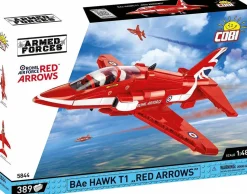 Cobi: Armed Forces - BAe Hawk T1 "Red Arrows" Jet 1/48th Scale Building Block Construction Set (389 Pieces)