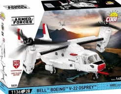 Cobi: Armed Forces - Bell Boeing V-22 Osprey Helicopter First Flight Edition 1/48th Scale Building Block Construction Set (1136 Pieces)