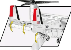 Cobi: Armed Forces - Bell Boeing V-22 Osprey Helicopter First Flight Edition 1/48th Scale Building Block Construction Set (1136 Pieces)