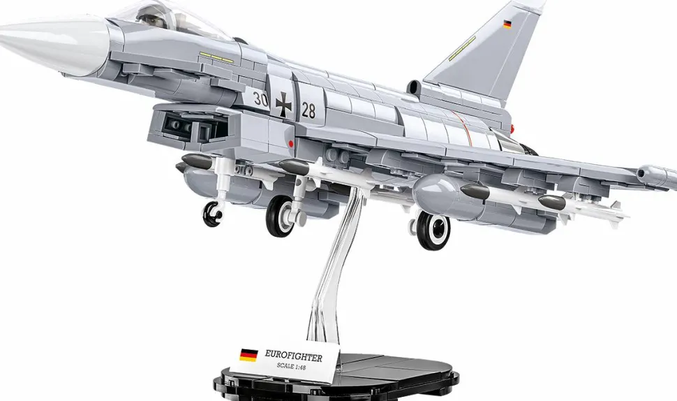 Cobi: Armed Forces - Eurofighter Fighter Jet 1/48th Scale Building Block Construction Set (644 Pieces)