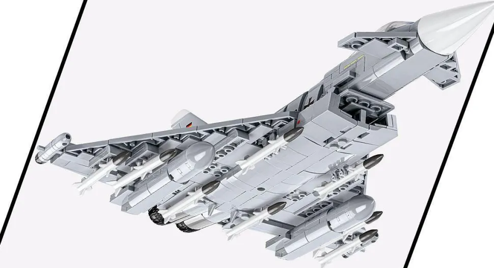 Cobi: Armed Forces - Eurofighter Fighter Jet 1/48th Scale Building Block Construction Set (644 Pieces)