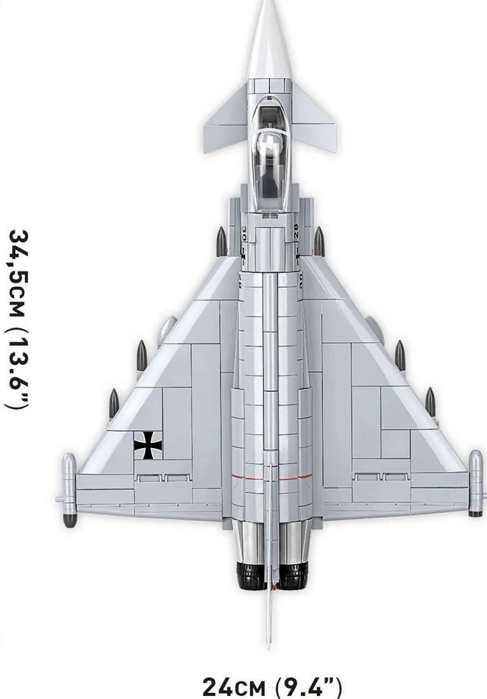 Cobi: Armed Forces - Eurofighter Fighter Jet 1/48th Scale Building Block Construction Set (644 Pieces)