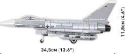 Cobi: Armed Forces - Eurofighter Fighter Jet 1/48th Scale Building Block Construction Set (644 Pieces)
